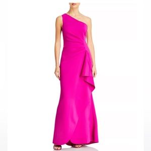 NWT Eliza J One Shoulder Gown